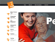 Tablet Screenshot of hospicehug.com